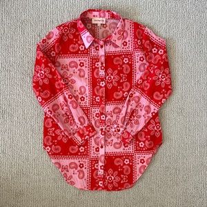 Lisa Says Gah Tessa Button Down - Bandana - S